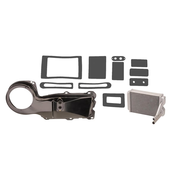 Speedway Motors Big Block Heater Box Assembly Kit with Heater Core and Seal Kit, Firewall Heater Housing Compatible with 1967-69 Camaro, 1968-72 Nova, 1964-72 Chevelle