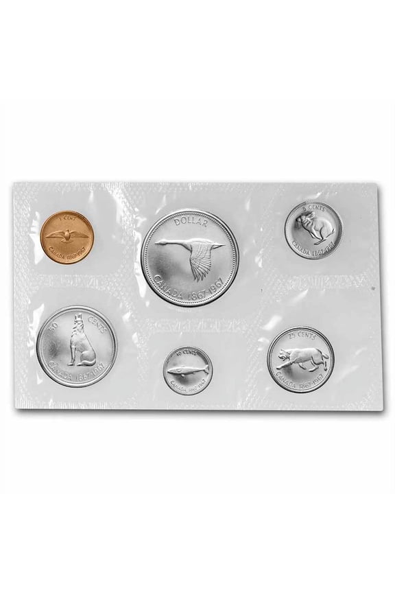 1967 Canada 6-Coin Silver Prooflike Set (1.11 ASW)