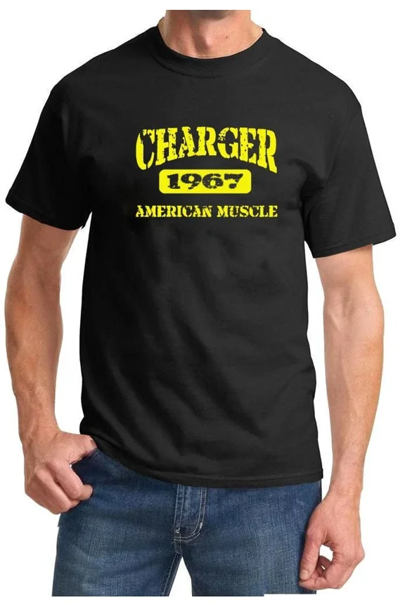 1967 Charger American Muscle Car Color Design Tshirt NEW Free Ship
