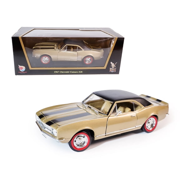 1967 Chevrolet Camaro Z28 1/18 Diecast Model Car by LUCKY DIE CAST - Opening Hood Doors Trunk, Detailed Engine, Display Base, Collectible