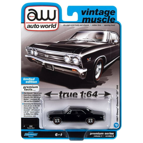 1967 Chevrolet Chevelle SS-Tuxedo Black