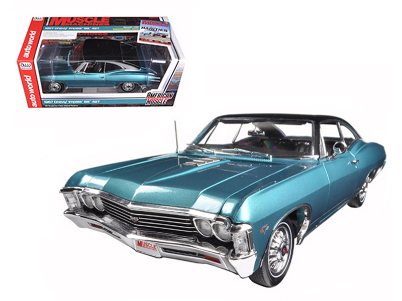 1967 Chevrolet Impala SS 427 Emerald Turquoise fro - Walmart.com