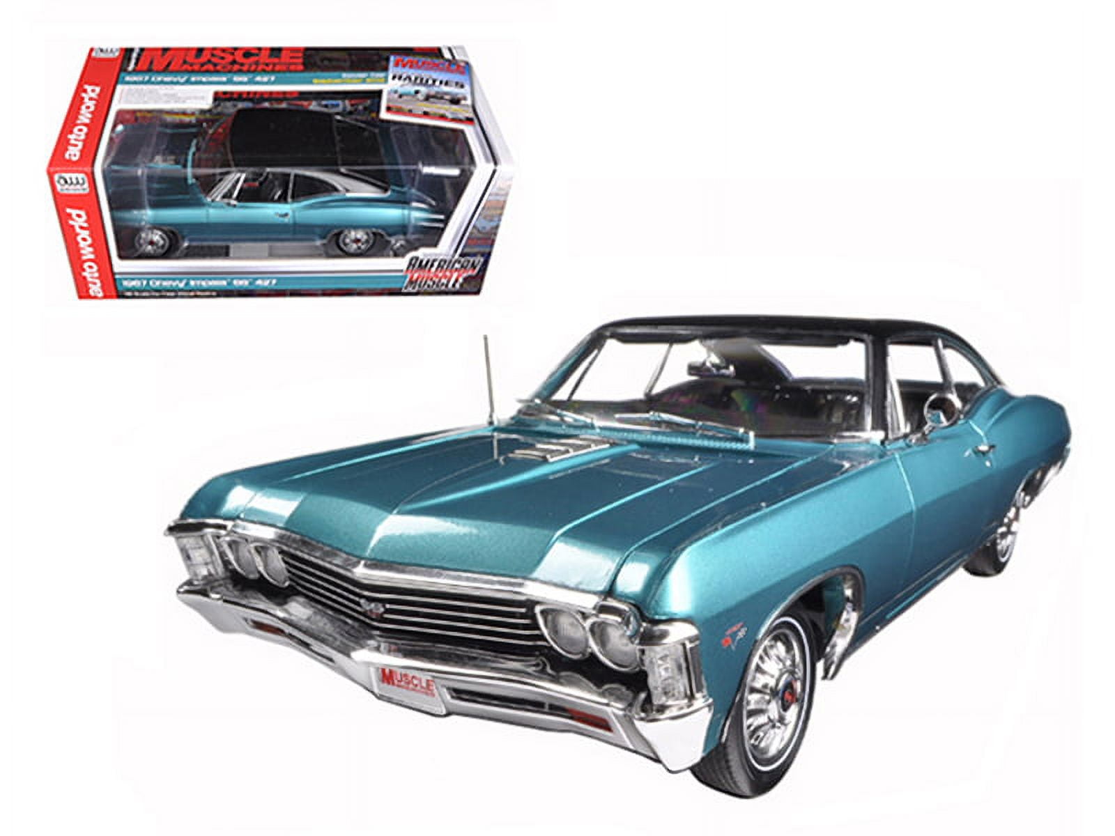 1967 Chevrolet Impala SS 427 Emerald Turquoise from Cover of Hemmings