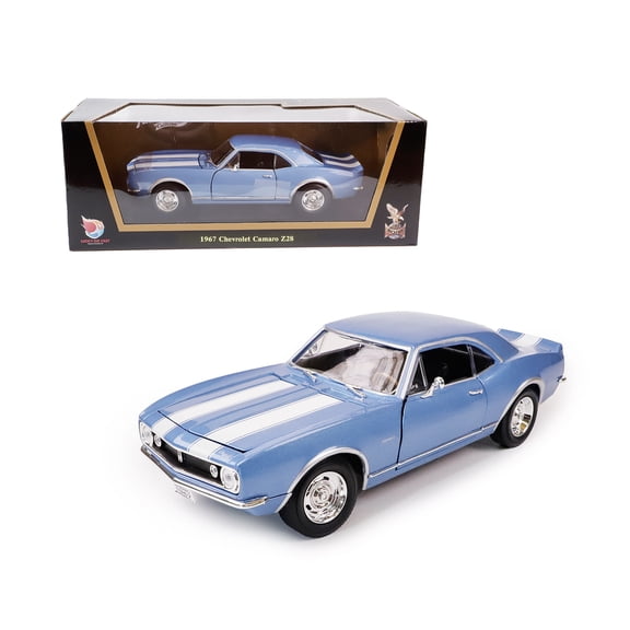 1967 Chevy Camaro Z28 Blue 1:18 Die-Cast Model by Lucky Die Cast - Muscle Car Legend