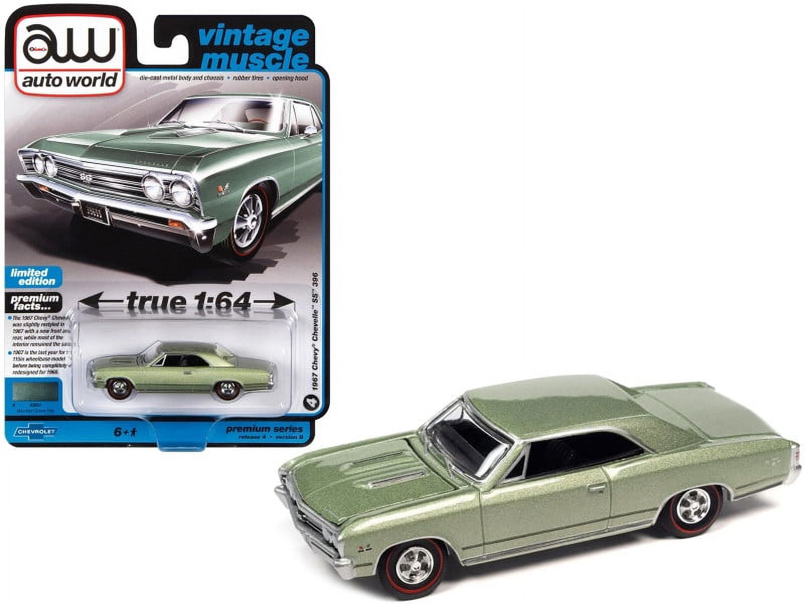 1967 Chevy Chevelle SS 396 Mountain Green Metallic Vintage Muscle
