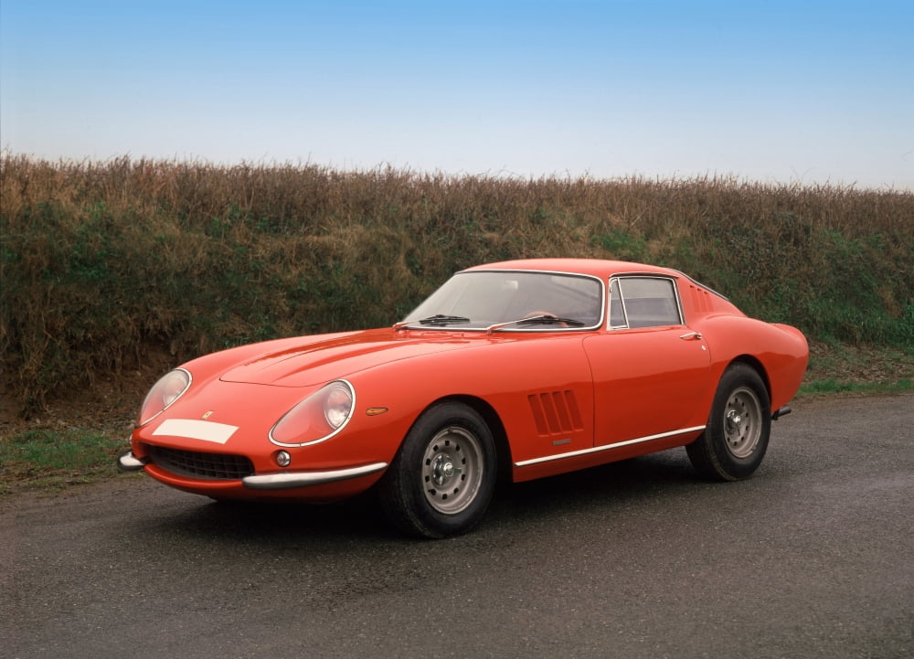1967 Ferrari 275 GTB4 Berlinetta 3 litre V12 engine with 4 cams and six twin-choke Weber carburettors 300bhp Country of origin Italy Canvas Art - Panoramic Images (24 x 36)