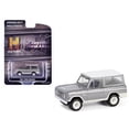thumbnail image 1 of 1967 Ford Bronco Silver Metallic with White Top "Counting Cars" (2012-Current) TV Series 1/64 Diecast Model Car by Greenlight, 1 of 3