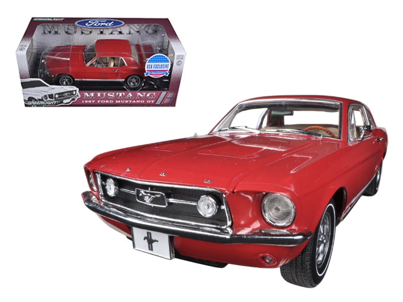 1967 Ford Mustang 限定ミニカー 1967 FORD MUSTANG GTA FASTBACK GREEN 1:18 DIECAST MODEL CAR