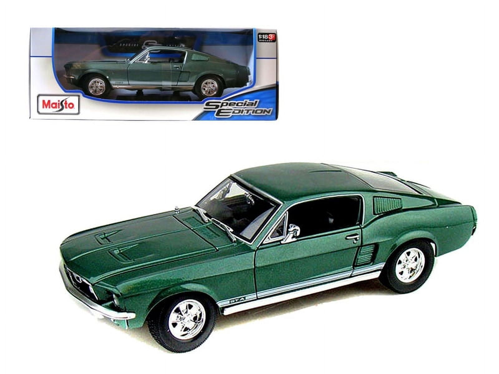 1967 Ford Mustang GTA Fastback Green Metallic 1/18 Diecast