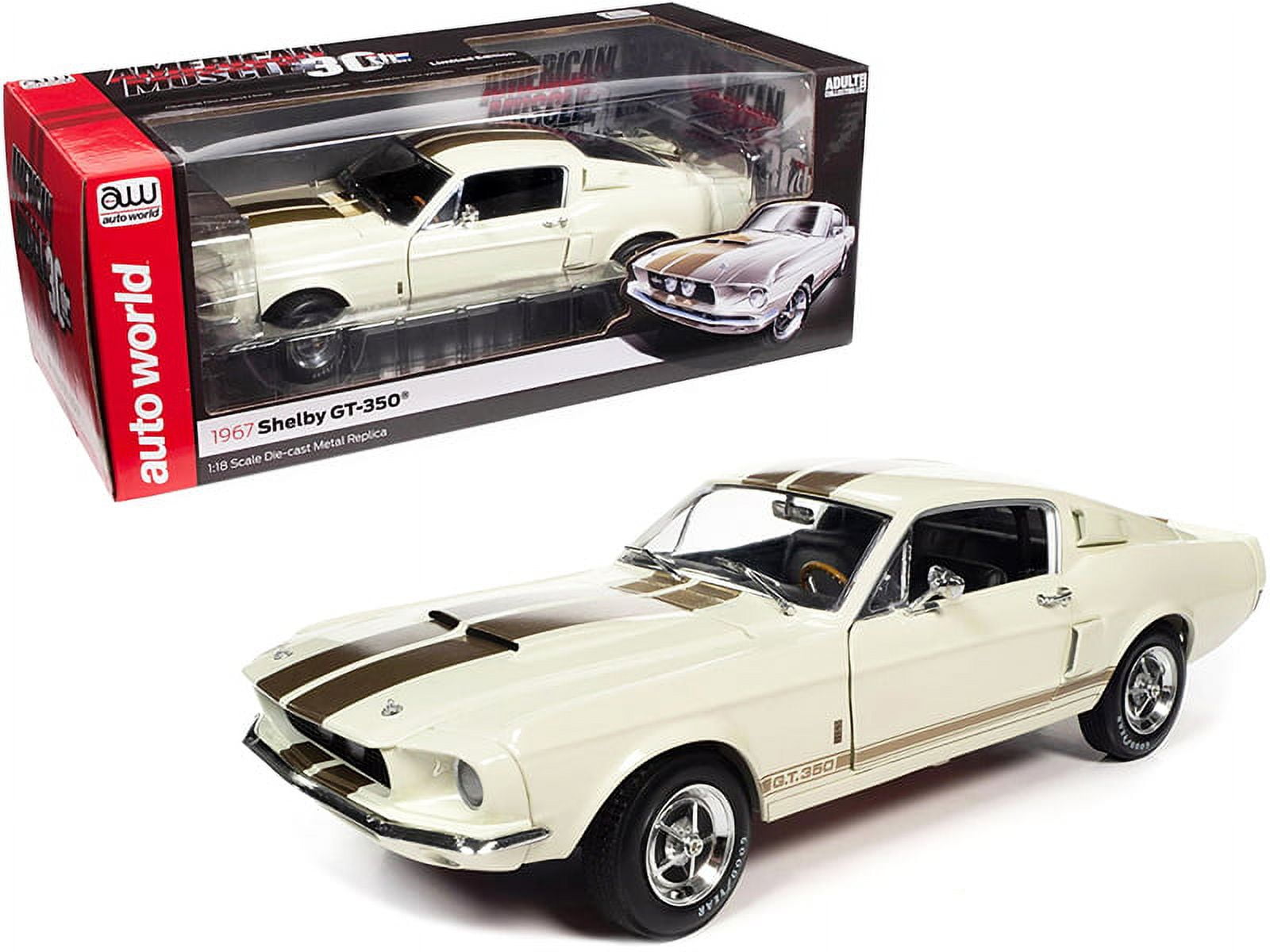 1967 Ford Mustang Shelby GT-350 Wimbledon White with Twin