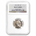 thumbnail image 1 of 1967 Jefferson Nickel SMS MS-67 CAMEO NGC, 1 of 3