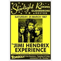 1967 Jimi Hendrix Concert poster Wall Art Print Boston es 11 x 17 Inch Poster