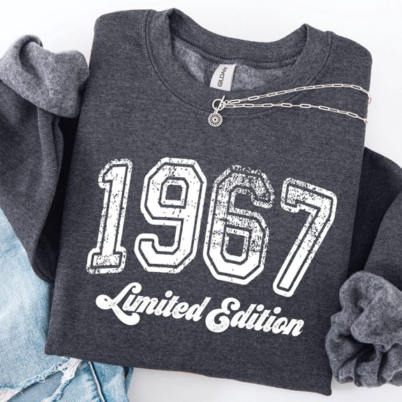 1967 Limited Edition Sweatshirt: Vintage Style Unisex Crewneck Tshirt All Size S-5XL