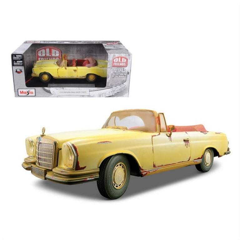 1967 Mercedes 280 SE Rusted Version Old Friends 1-18 Diecast Model