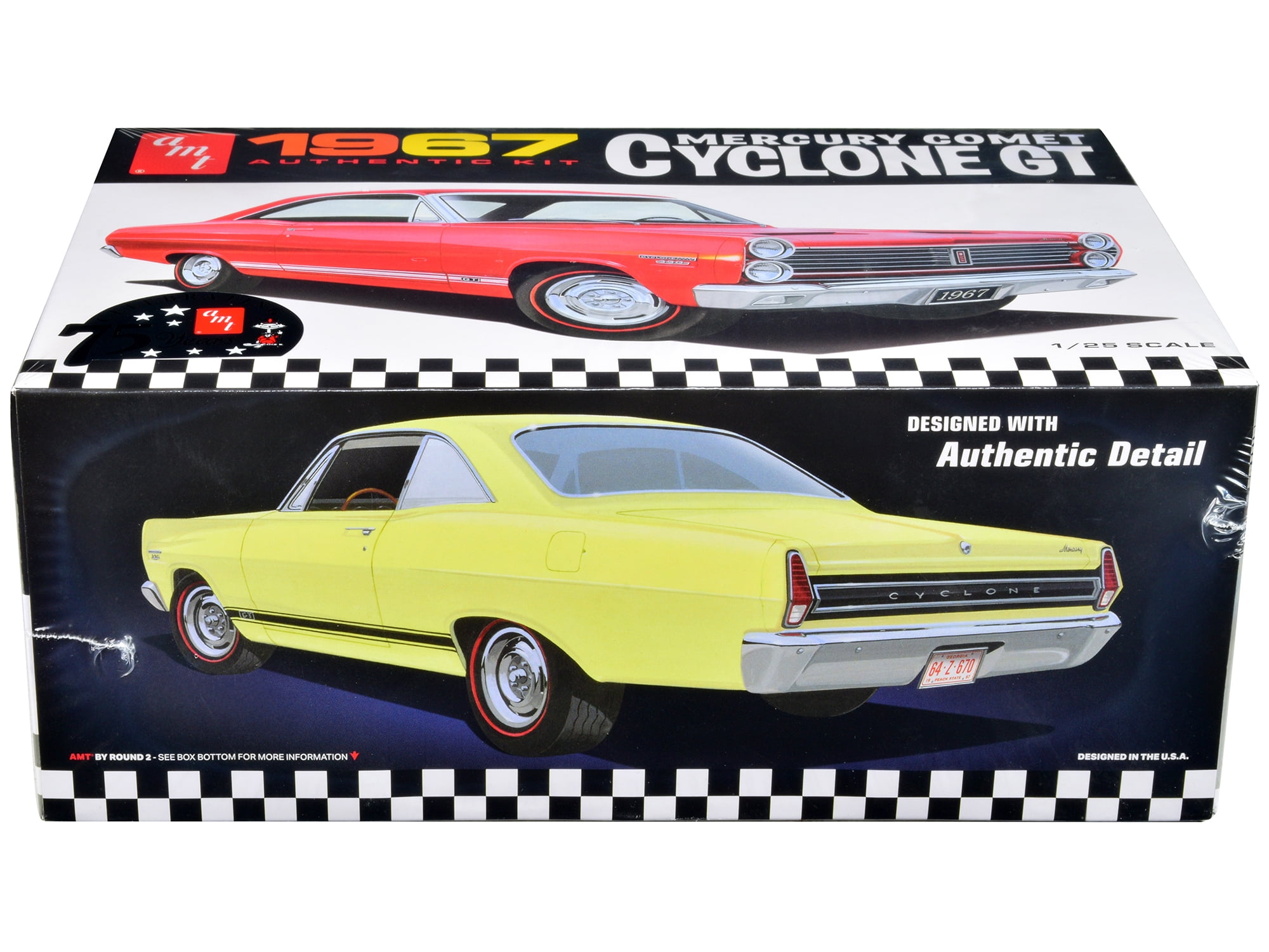 1967 Mercury Comet Cyclone GT Skill 2 Model Kit 1/25 Scale 1967 Mercury Comet Cyclone GT Skill 2 Model Kit 1/25 Scale