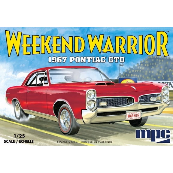 MPC 1967 Pontiac GTO (2T) 1/25 Scale Model Kit