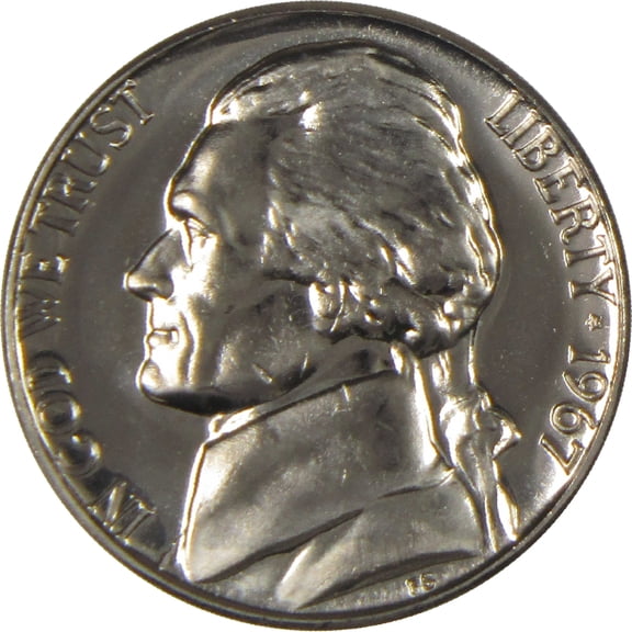 1967 SMS Jefferson Nickel Uncirculated 5c Coin
