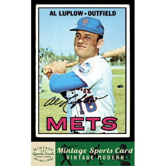 1967 Topps Al Luplow New York Mets #433 Baseball Card