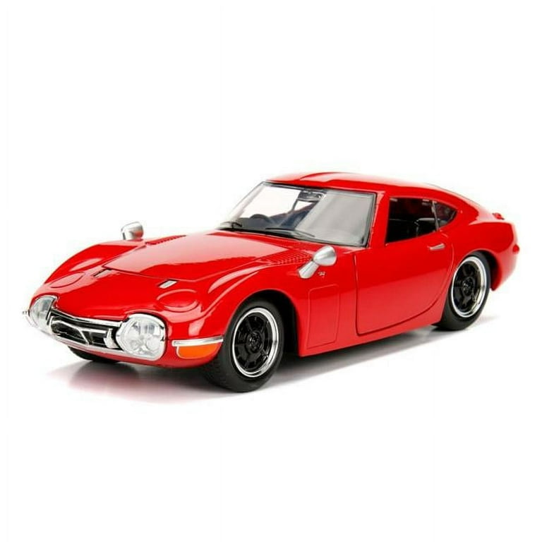 ミニカー YONEZAWATOYS TOYOTA 2000GT MADE IN JAPAN JADA JDM TUNERS 1967 TOYOTA 2000 GT BLACK 1:24 DIECAST MODEL