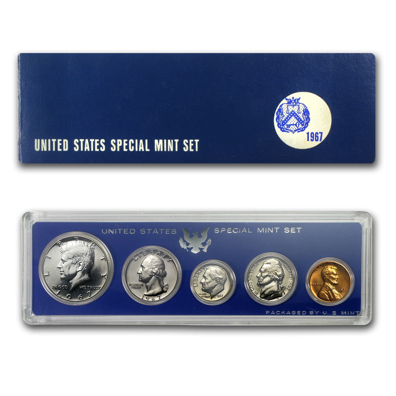 1967 U.S. Special Mint Set with Nickel Coin - Walmart.com