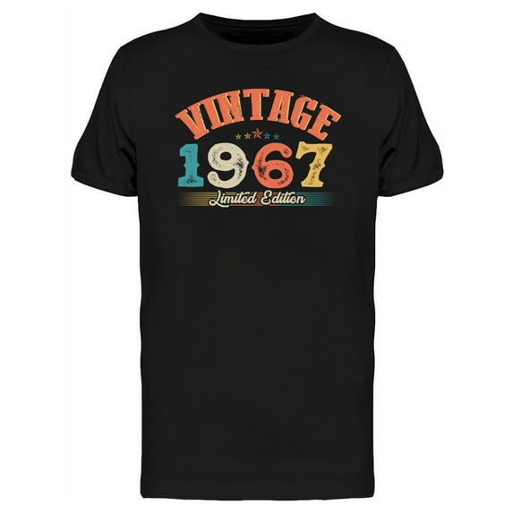 1967 Vintage Style  T-Shirt Men -Image by Shutterstock, Male Large