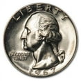 thumbnail image 1 of 1967 Washington Quarter SMS, 1 of 2