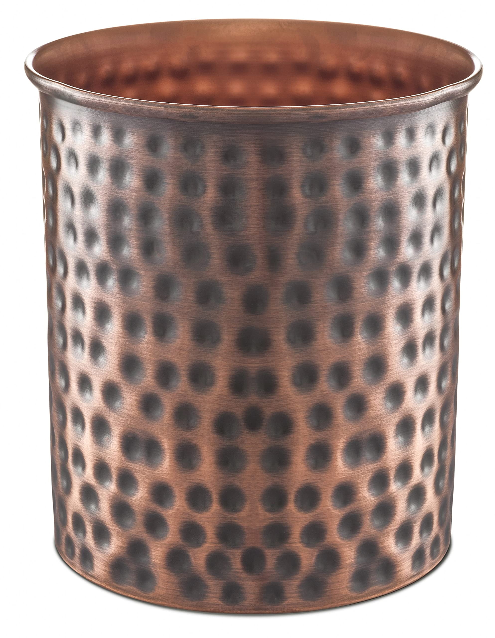 7 in. Jumbo Hammered Antique Copper Utensil Holder 7 in. Jumbo Hammered Antique Copper Utensil Holder