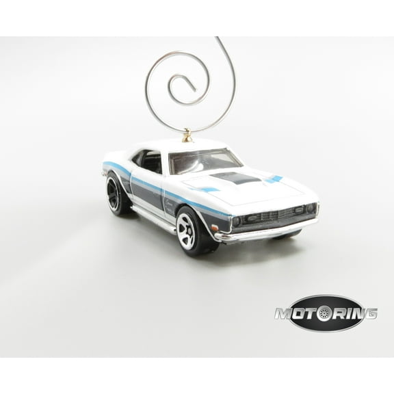 1968 '68 Copo Camaro White Car Rare Christmas Tree Ornament Diecast