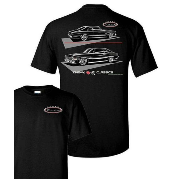 1968-72 Nova Chevrolet Silhouette Mens T shirt