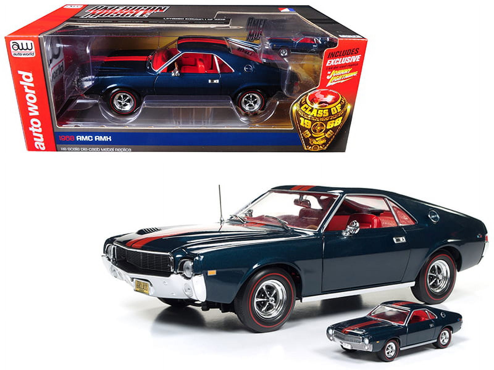 1968 AMC AMX Hardtop Blazer Blue Class of 68 50th