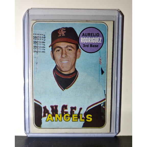1968 Aurelio Rodgiguez Topps Baseball Card #653 Royals