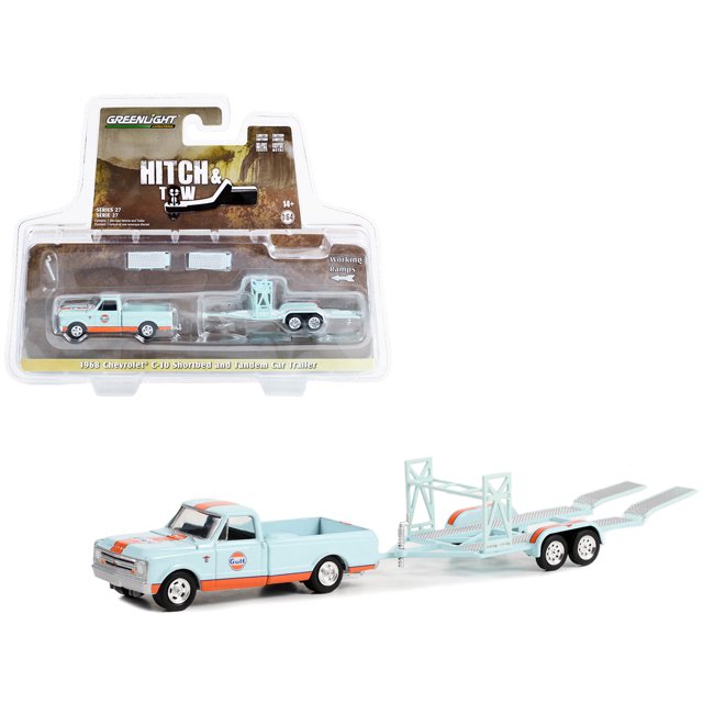 Greenlight 1:64 Chevrolet C-10 1968 Con Cassetta Attrezzi &ndash; Pennzoil, Limited Edition