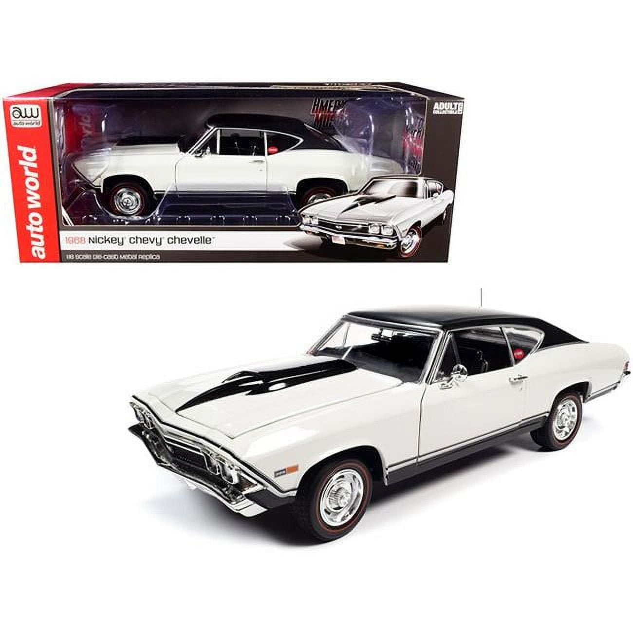 1968 Chevrolet Nickey Chevelle SS Hardtop Ermine White with Black
