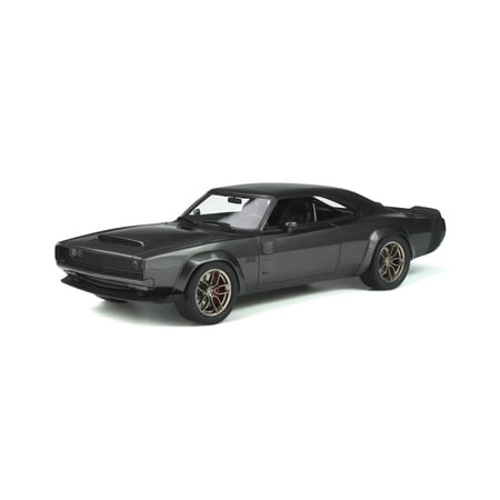 1968 Dodge Super Charger Concept Hardtop, De Gigrio Hellaphant Gray Metallic - GT Spirit GT272 - 1/18 scale Resin Model Toy Car