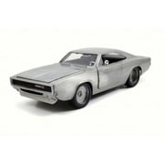 1968 Doms Dodge Charger R/T, Bare Metal - JADA 97370 - 1/24 Scale Diecast Model Toy Car Brand New, but NOT IN BOX