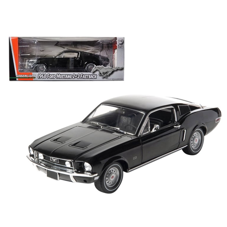 1968 Ford Mustang GT Fastback Black, Limited Edition Diecast Model