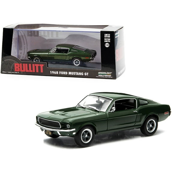 1968 Ford Mustang Gt Fastback Green Bullitt (1968) Movie 1/43 Diecast Model Car By Greenlight 86431
