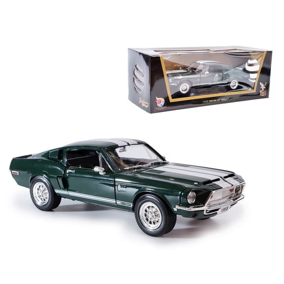 1968 Ford Mustang Shelby GT500KR Green 1:18 Scale Die-Cast Model Car