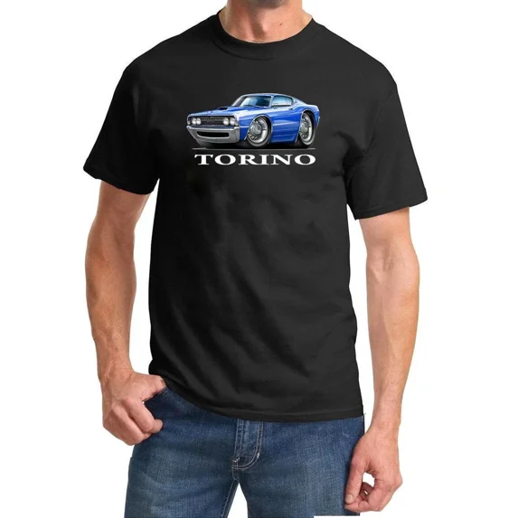 1968 Ford Torino Fastback Full Color Tshirt NEW FREE SHIPPING