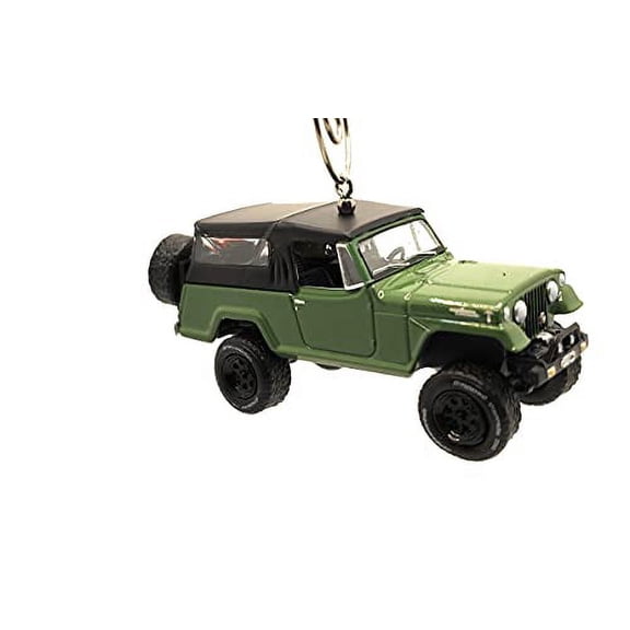 1968 Jeep Jeepster Commando Christmas Ornament 1:64 Green