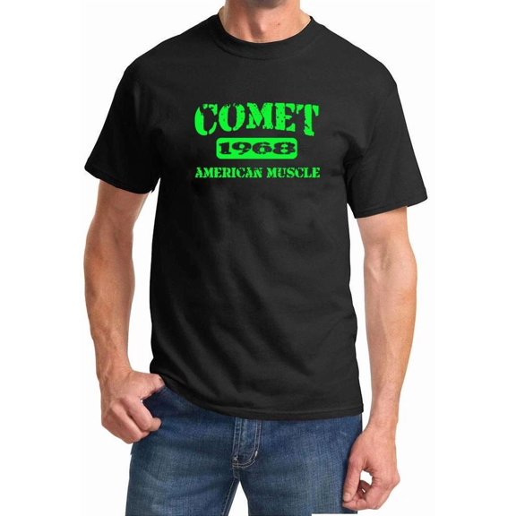 1968 Mercury Comet American Muscle Car Color Design Tshirt NEW Free Ship