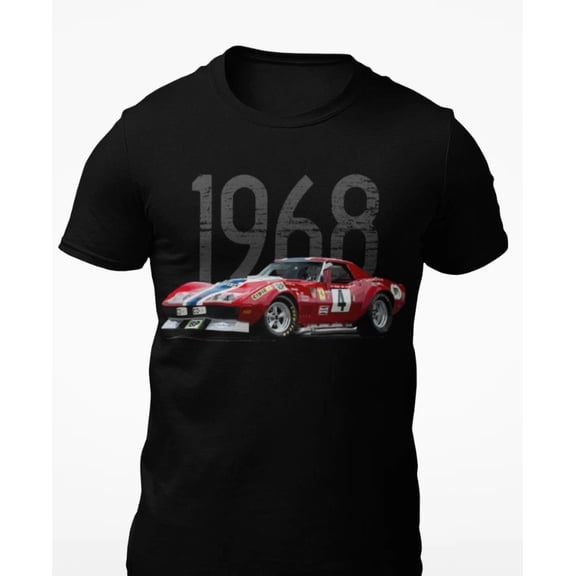 1968 NART L88 vette Race Car #4 Short-Sleeve T-Shirt