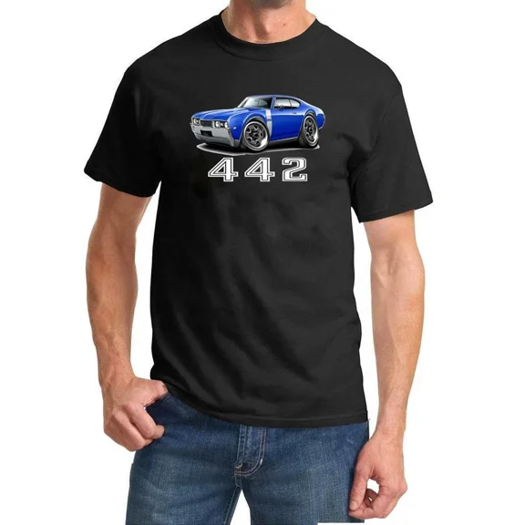 1968 Olds 442 Cutlass Hardtop Full Color Tshirt NEW FREE SHIPPING