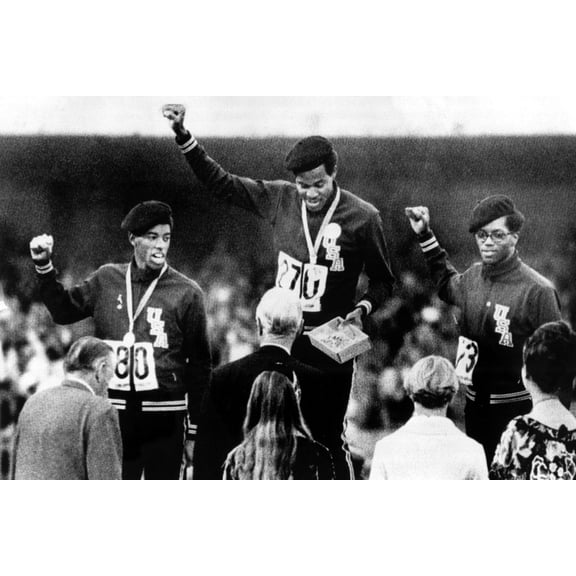 1968 Olympics History (36 x 24)