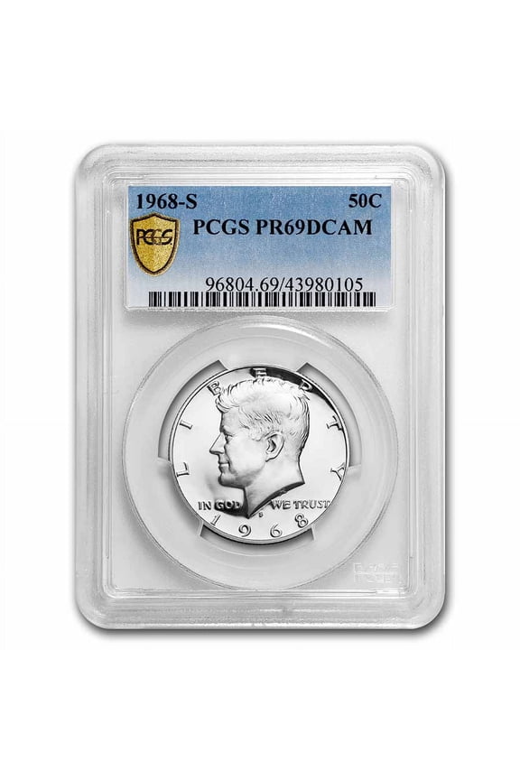 1968-S Kennedy Half Dollar PR-69DCAM PCGS