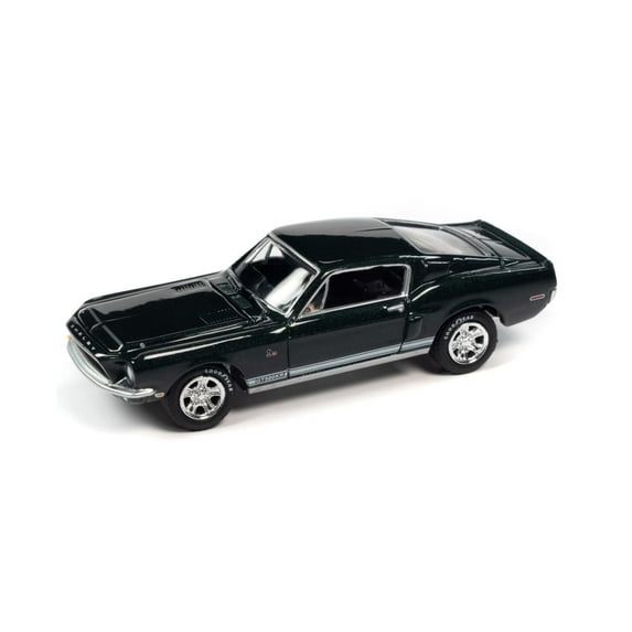 1968 Shelby GT-500KR, Highland Green - Johnny Lightning JLSP172/24B - 1/64 scale Diecast Model Toy Car