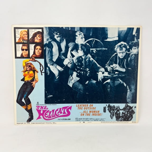 1968 The Hellcats Collectible Movie Lobby Card No.8