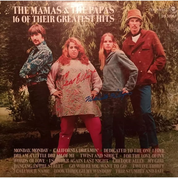 1968 The Mamas & The Papas album poster Wall Art Print facsimile signed 24 x 36 Inch Poster