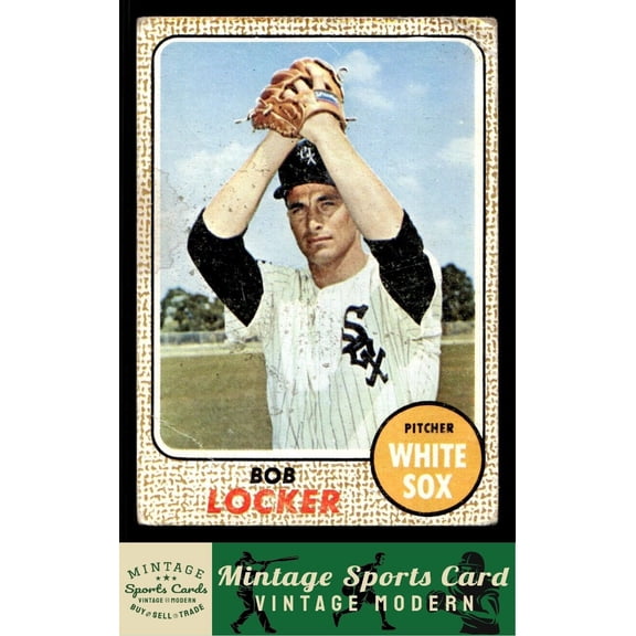 1968 Topps Bob Locker #51 Chicago White Sox Baseball Card