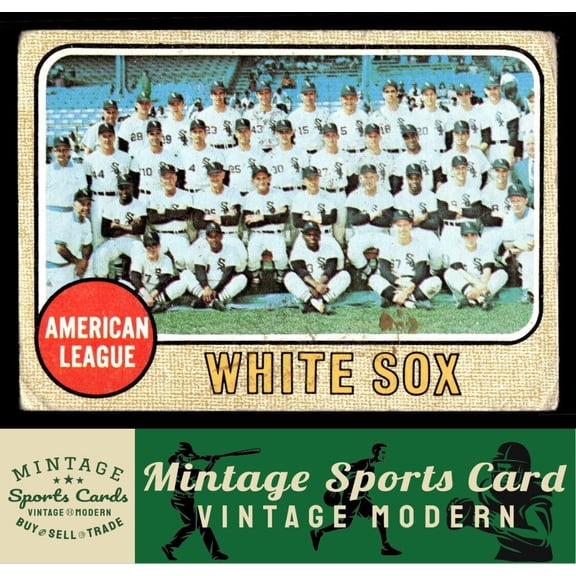 1968 Topps Chicago White Sox TC #424